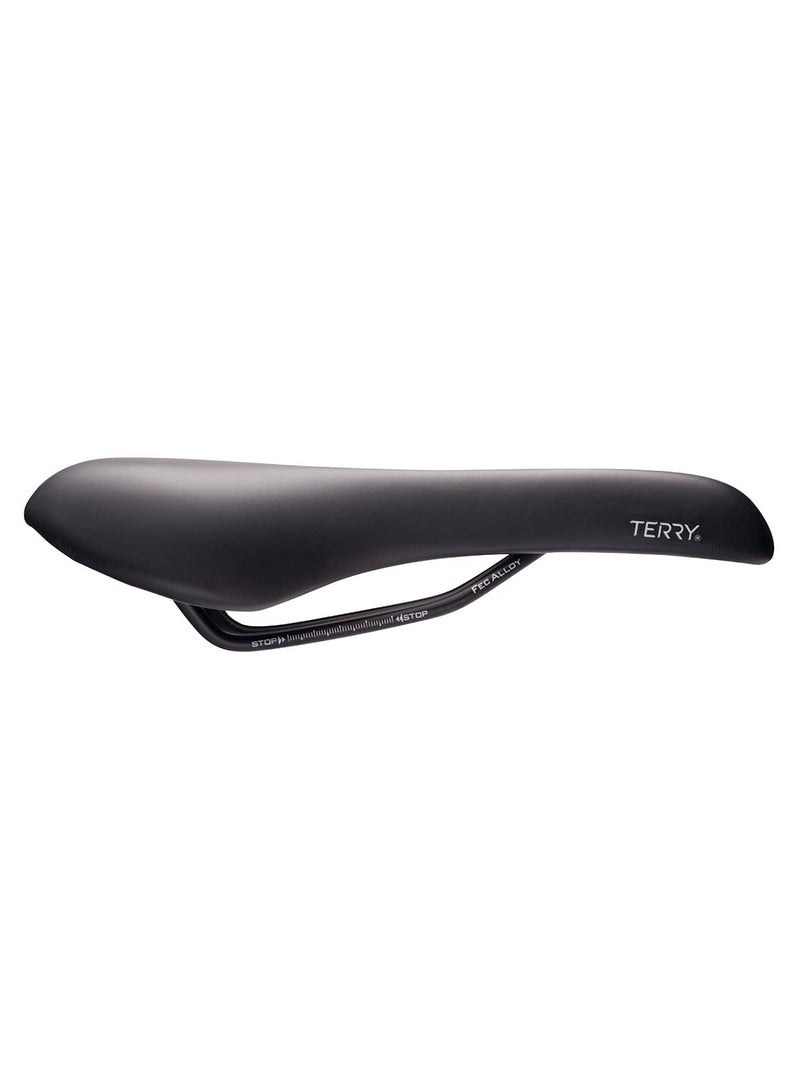 Terry Fly Cromoly Bicycle Saddle - Bicycle Seat for Men - Flexible & Comfortable - Dura-Tek Cover - Black - Black, - Image 4